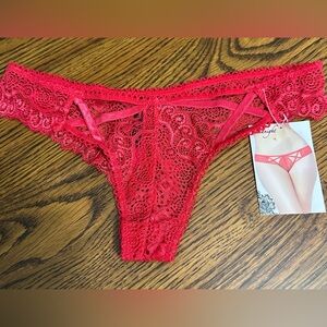 seven til Midnight Geo Galloon Lace Panty with Cut Out Design